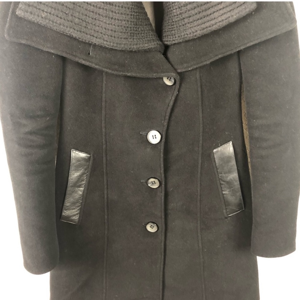 Mackage Coat Mona Wool Cashmere Peplum Jacket - Picture 4 of 14